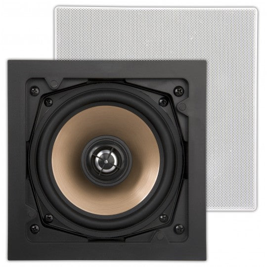 HPSQ525 | 5" 2-way inwall loudspeakers, square, 100W
