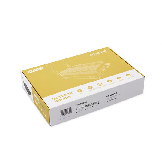 SMARTHYDE | single zone multiroom amplifier 2x50W