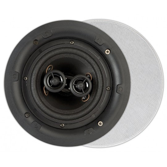 FL550 | 5" 2-way inwall stereo loudspeaker, round, 100W