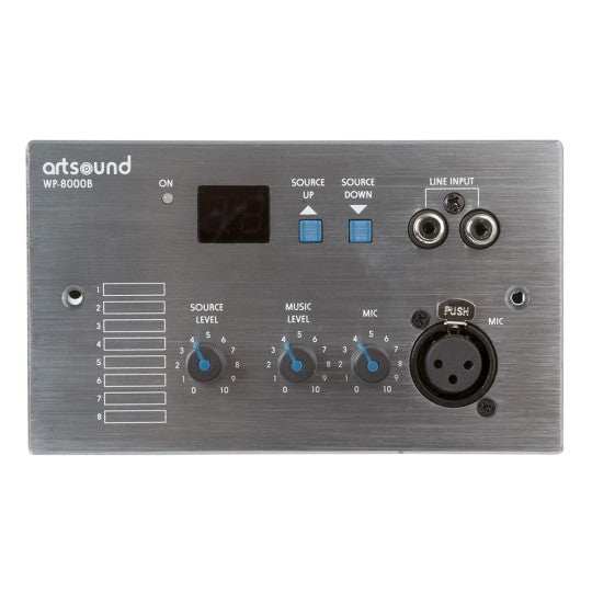 WP-8000B | Wall panel with local input for MAT-8000